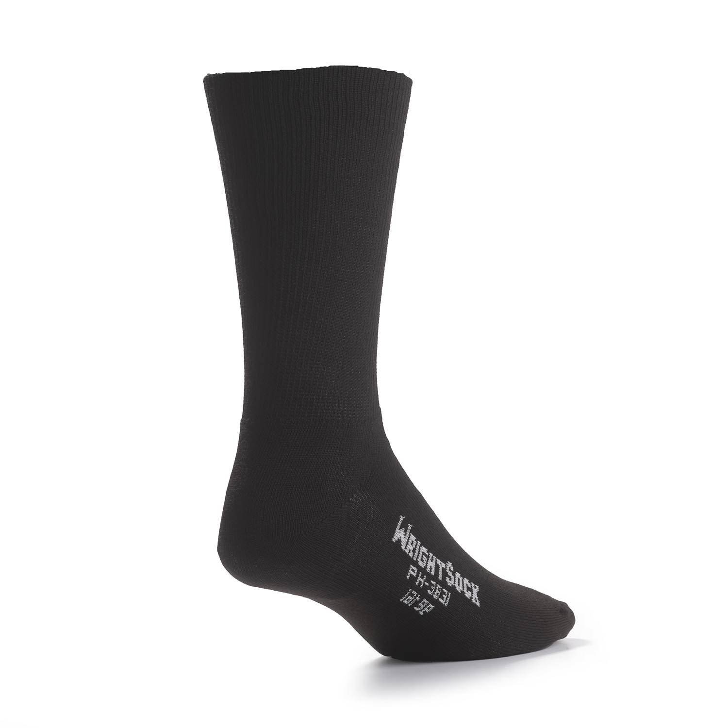 Wrightsock Midweight Black Crew - Medium