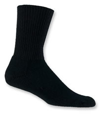 Black Thorlos Crew Length Sock
