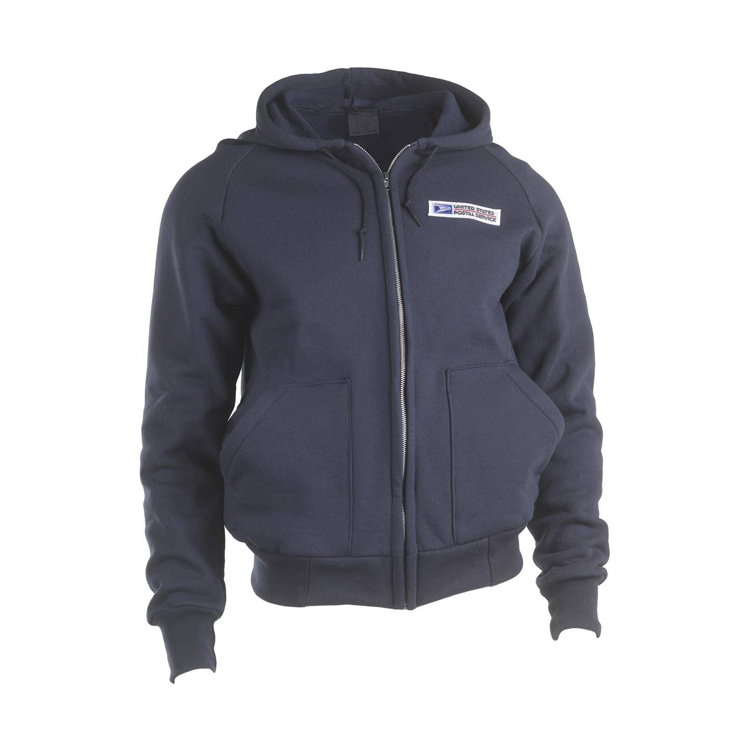 Union Made Postal Zip Front Hoodie