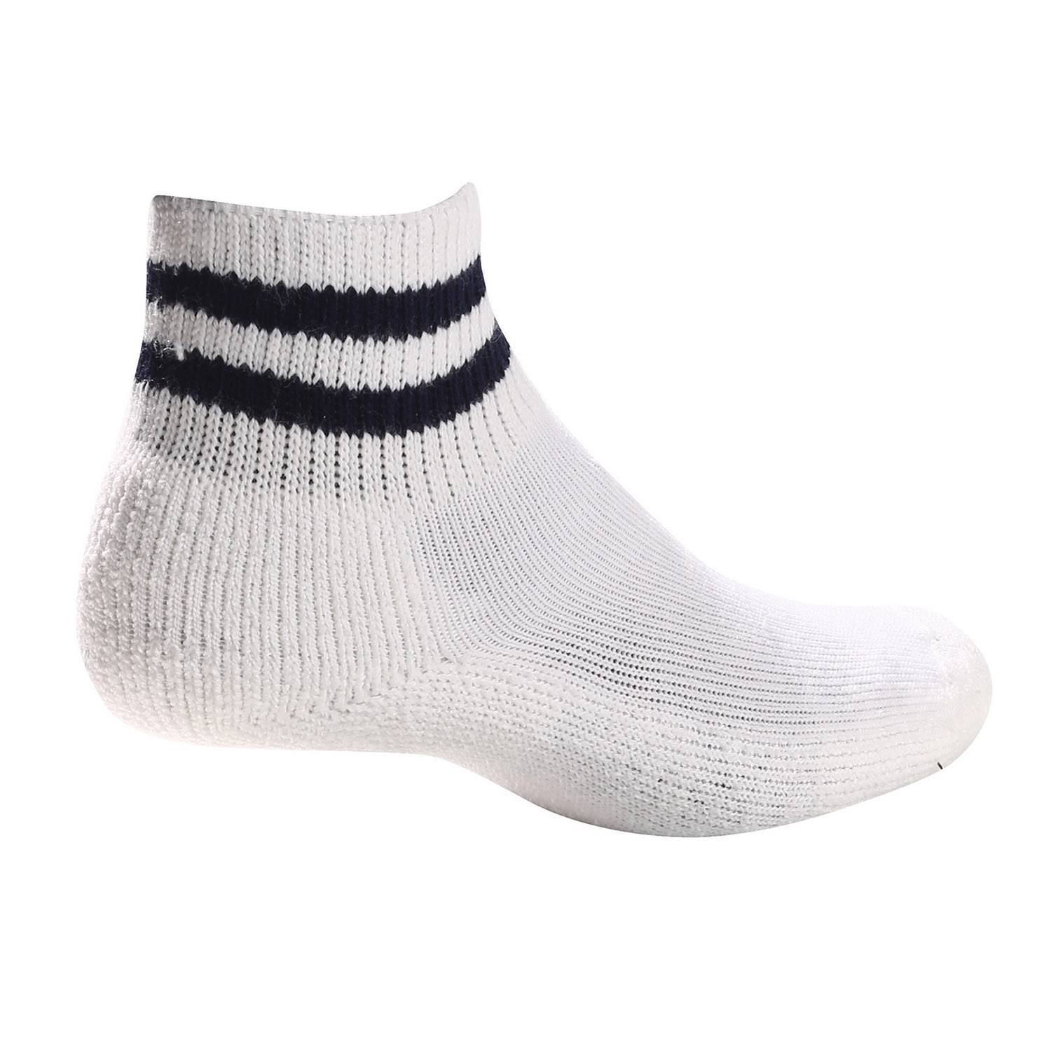 Thorlo Cushioned White Ankle - Large