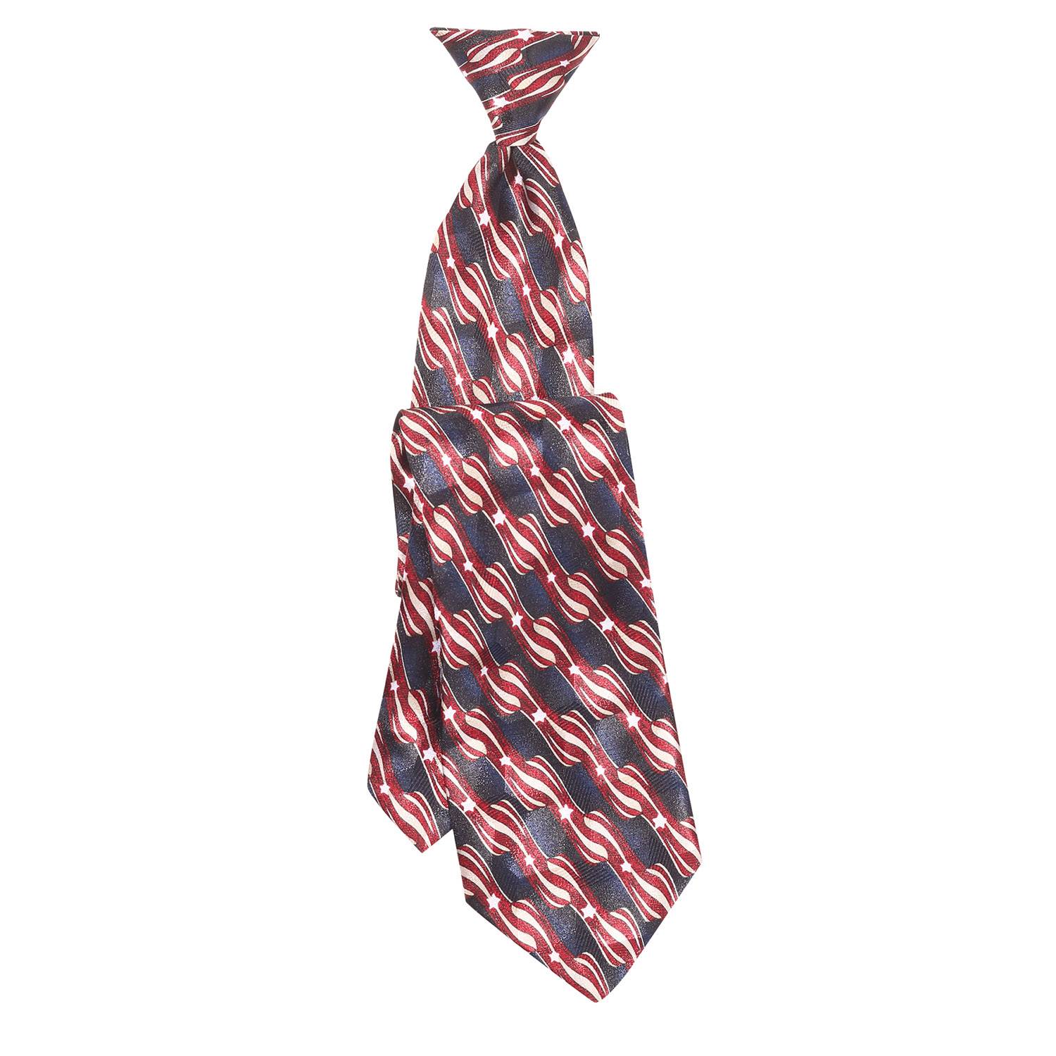 Men's Retail Clerk Stars and Stripes Clip-On Tie